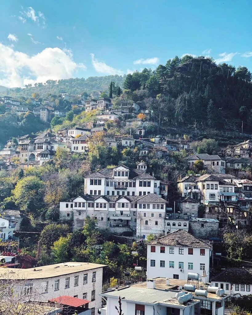 gjirokastra UNESCO World Heritage City known for its Ottoman-era architecture.