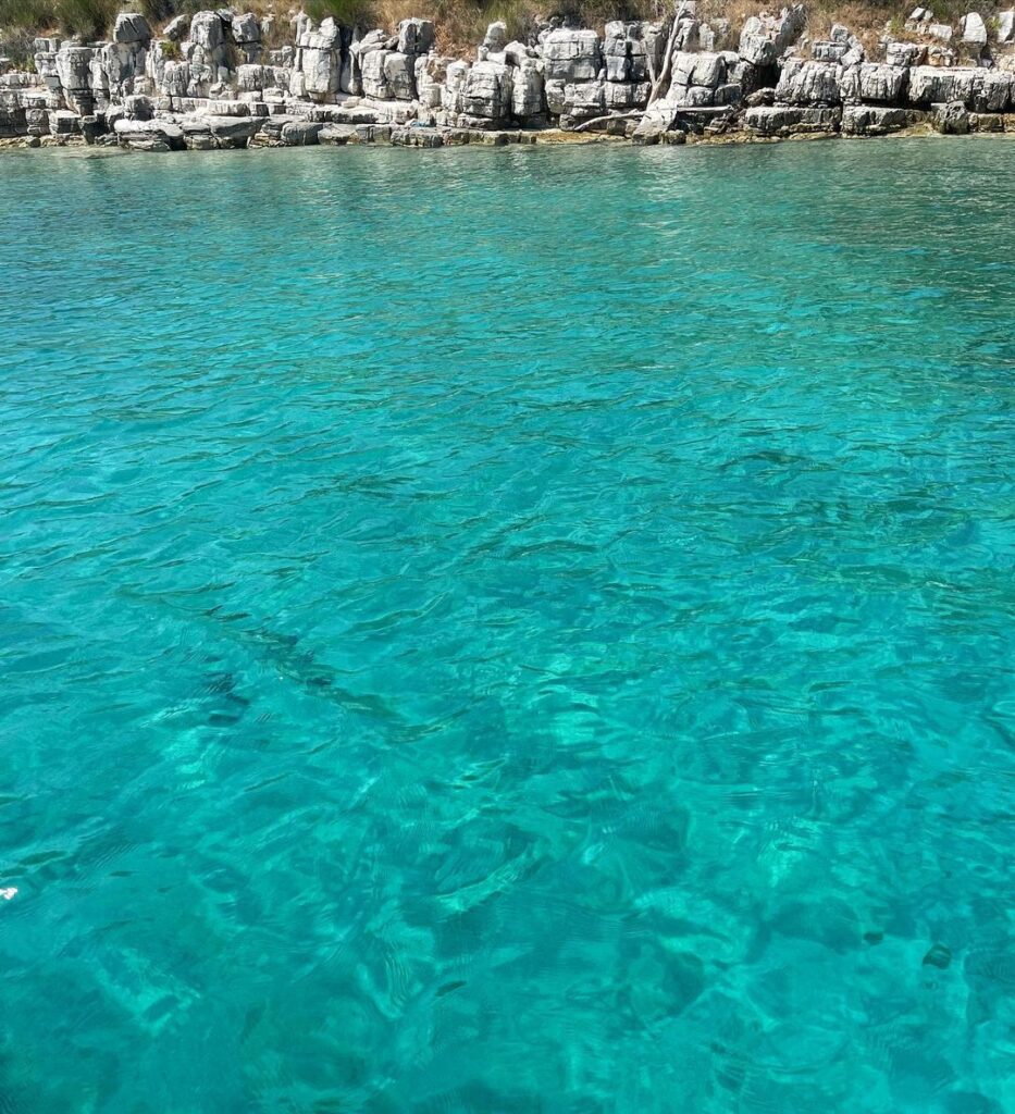 amayzing albanian waters in Saranda Albania