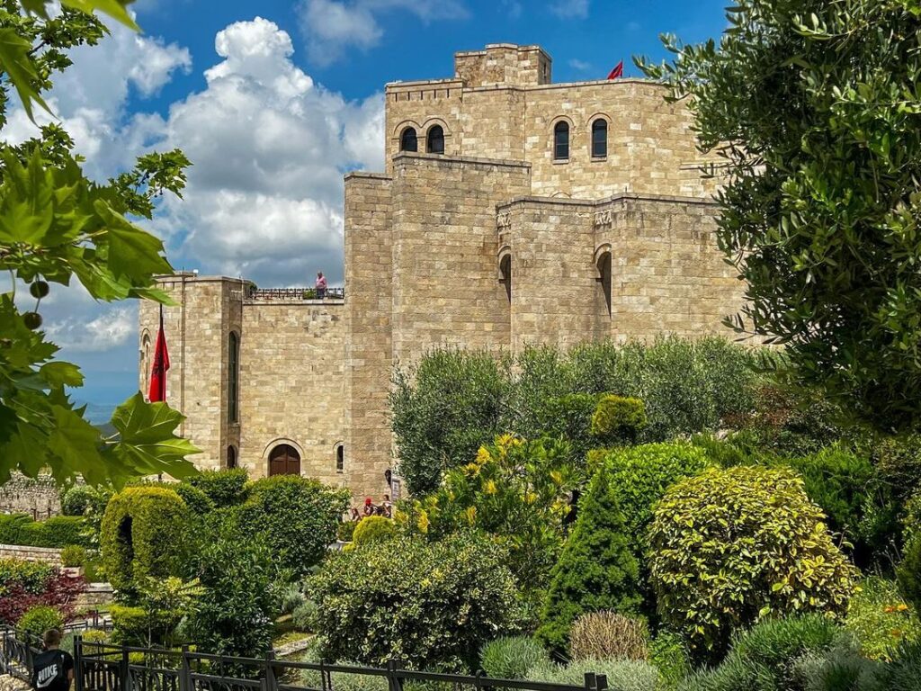 Visiting the Skanderbeg Museum in kruja city