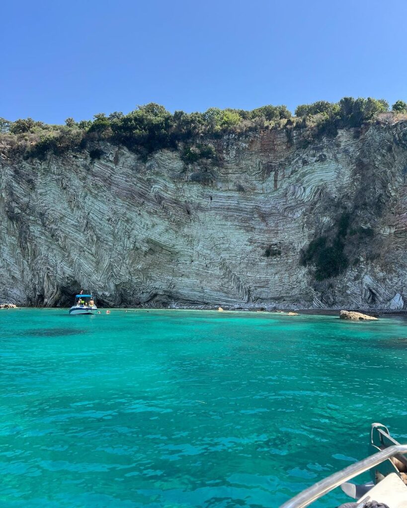 crystal clear waters in albania